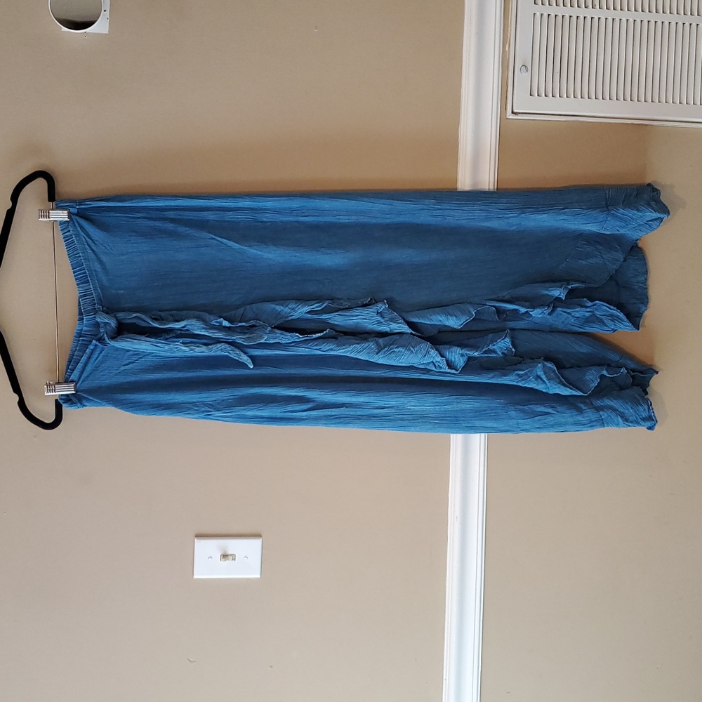 Kiwi & Punch Pants With Tied Front In Blue Size S